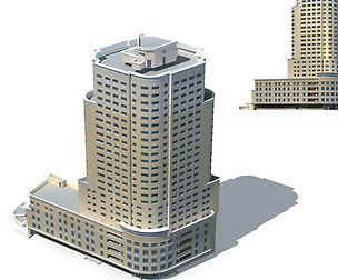 City office building avant-garde hotel  269