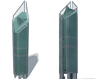 City office building avant-garde hotel  274