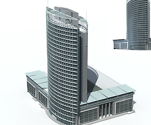 City office building avant-garde hotel  284