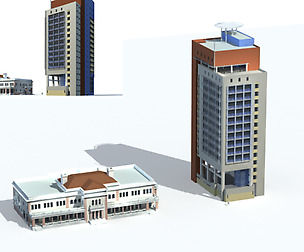 City office building avant-garde hotel  302