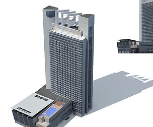 City office building avant-garde hotel  303