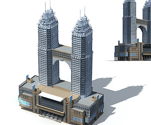 City office building avant-garde hotel  311