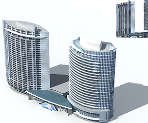 City office building avant-garde hotel  314