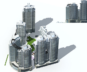 City office building avant-garde hotel  324