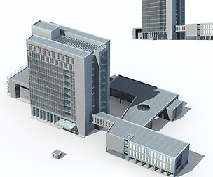 City office building avant-garde hotel  327