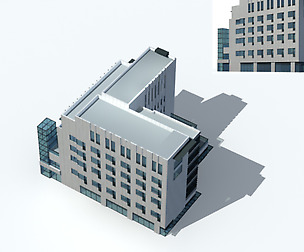 City office building avant-garde hotel  332