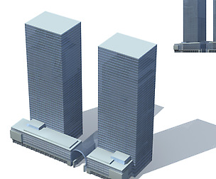 City office building avant-garde hotel  336