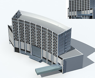 City office building avant-garde hotel  338