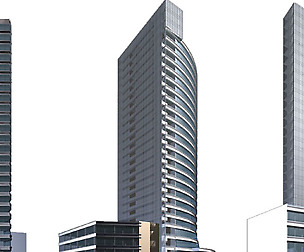 City office building avant-garde hotel  339