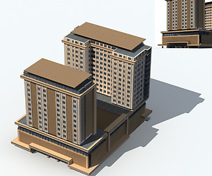 City office building avant-garde hotel  344