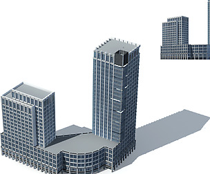 City office building avant-garde hotel  346