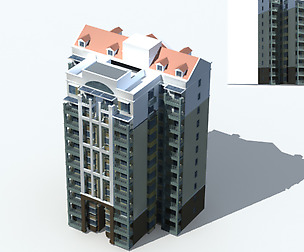 City office building avant-garde hotel  356