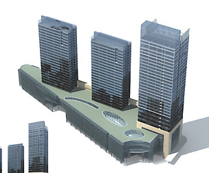 City office building avant-garde hotel  357