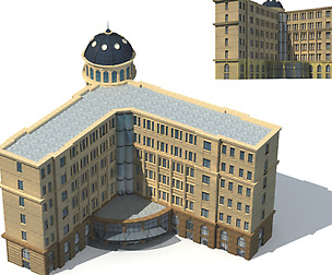 City office building avant-garde hotel  359