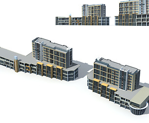 City office building avant-garde hotel  368