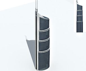City office building avant-garde hotel  369