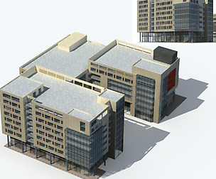 City office building avant-garde hotel  372