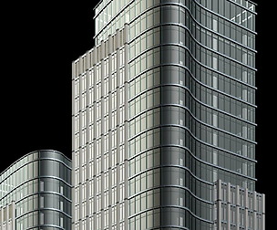 City office building avant-garde hotel  373