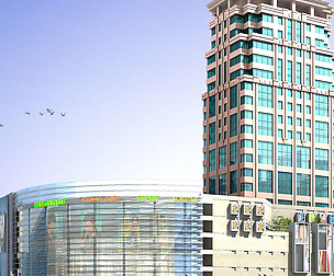City office building avant-garde hotel  386