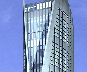 City office building avant-garde hotel  391