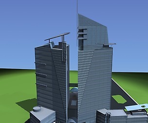 City office building avant-garde hotel  409