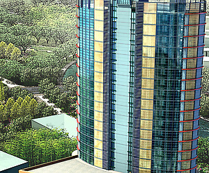 City office building avant-garde hotel  411