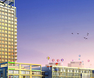 City office building avant-garde hotel  416