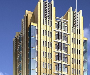 City office building avant-garde hotel  417