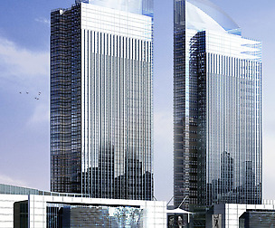 City office building avant-garde hotel  418