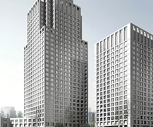 City office building avant-garde hotel  424