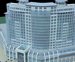 City office building avant-garde hotel  435