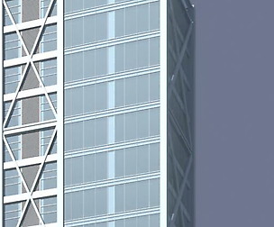 City office building avant-garde hotel  438
