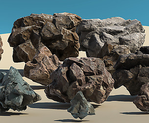 Yughues PhotoScanned Rocks