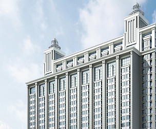 City office building avant-garde hotel  454