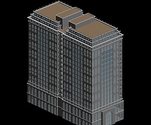City office building avant-garde hotel  458