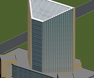 City office building avant-garde hotel  480