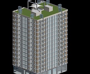 City office building avant-garde hotel  482