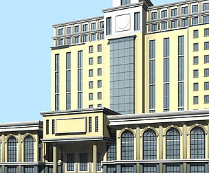 City office building avant-garde hotel  483