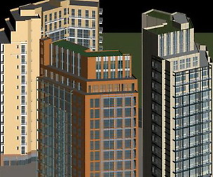 City office building avant-garde hotel  485