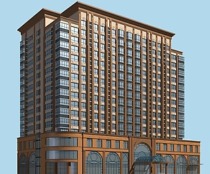 City office building avant-garde hotel  487
