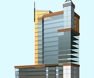 City office building avant-garde hotel  498