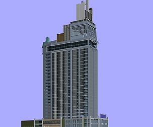 City office building avant-garde hotel  499