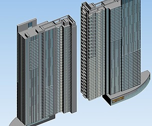 City office building avant-garde hotel  500