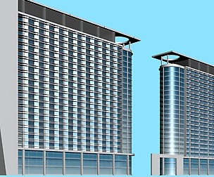 City office building avant-garde hotel  503
