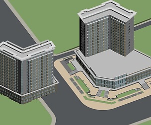 City office building avant-garde hotel  504