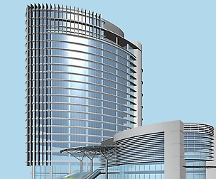 City office building avant-garde hotel  520