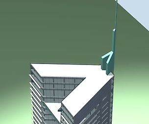 City office building avant-garde hotel  524