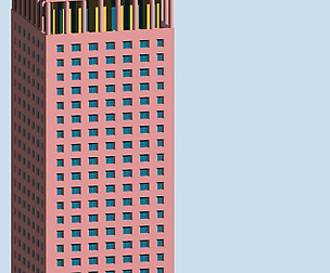 City office building avant-garde hotel  527