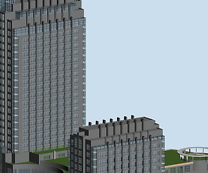 City office building avant-garde hotel  532