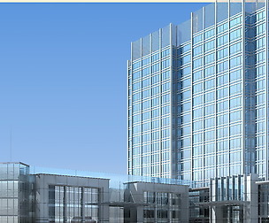 City office building avant-garde hotel  533